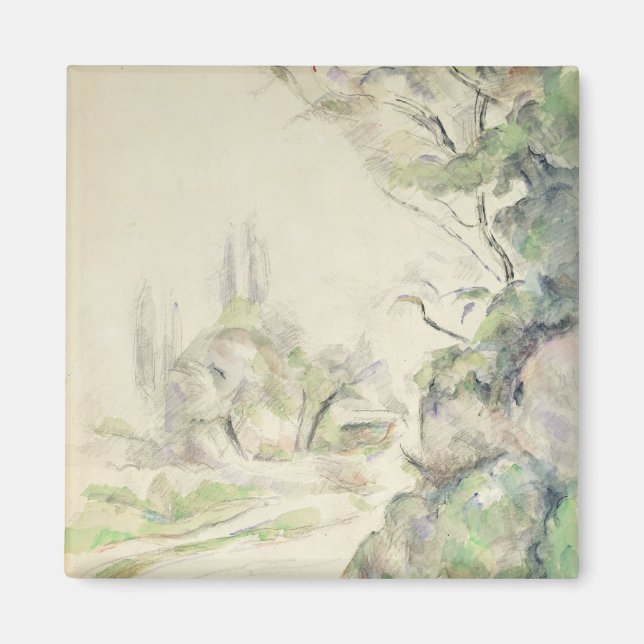 Imã The Winding Road, c.1900-06 (c/c no papel) (Frente)