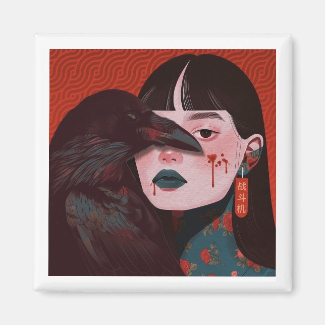 Imã The woman and the crow (Frente)