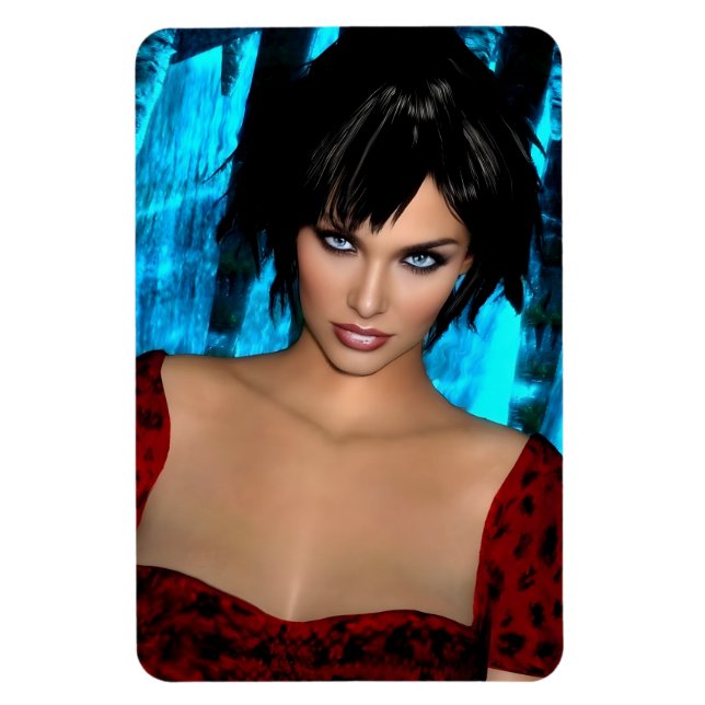 Ímã The World Behind the Eyes flexible photo magnet (Vertical)