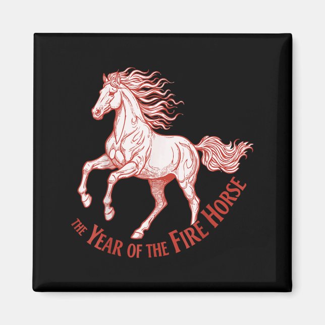 Imã The Year Of The Fire Horse 2026 Celebration  (Frente)