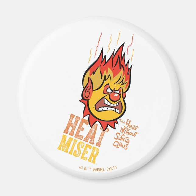Imã THE YEAR WITHOUT A SANTA CLAUS™ Heat Miser Fuming (Frente)