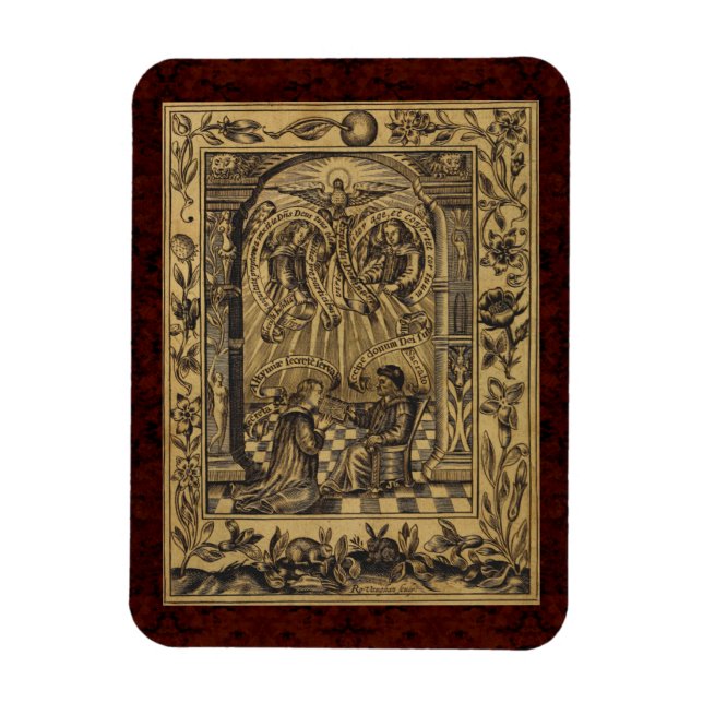 Ímã Theatrum Chemicum: 1652 Ilustração de Alquimia (Vertical)