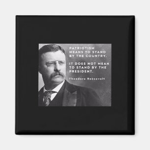 Imã Theodore Roosevelt Pró-democracia Anti-trump Patri