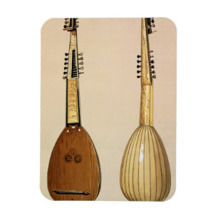 Ímã Theorbo, feito por Giovanni Krebar, Pádua, 1629,