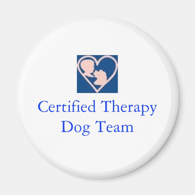 Imã Therapy Dog Foundation-Magnet (Frente)