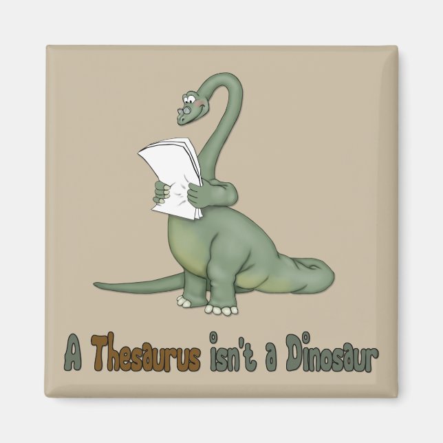 Imã Thesaurus Dinossaur (Frente)