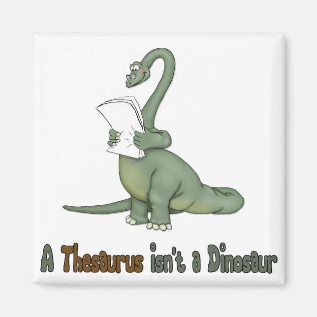 Imã Thesaurus Dinossaur (Frente)