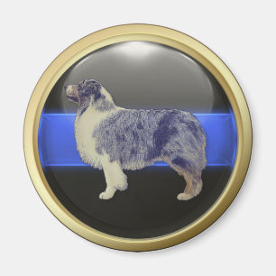 Imã Thin Blue Line I Am A Sheepdog