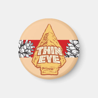 Imã Thin Eye Button