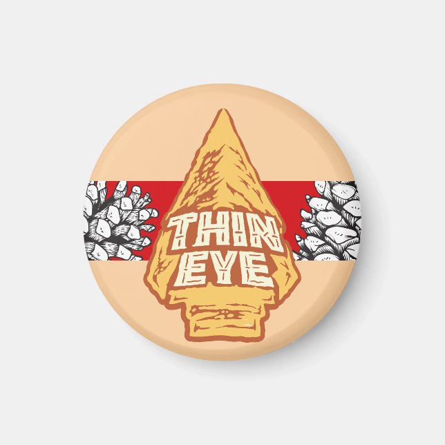 Imã Thin Eye Button (Frente)