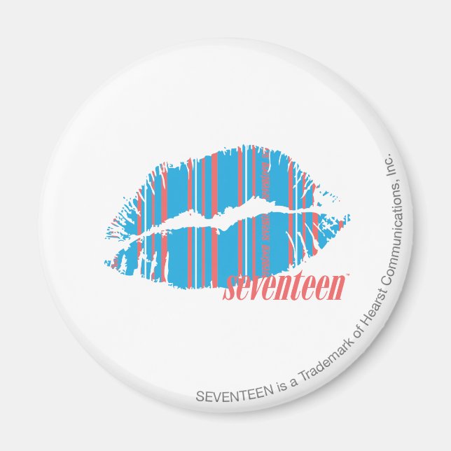 Imã Thin Stripes Aqua (Frente)