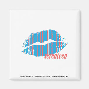 Imã Thin Stripes Aqua