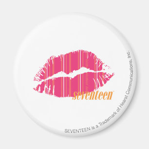 Imã Thin Stripes Magenta