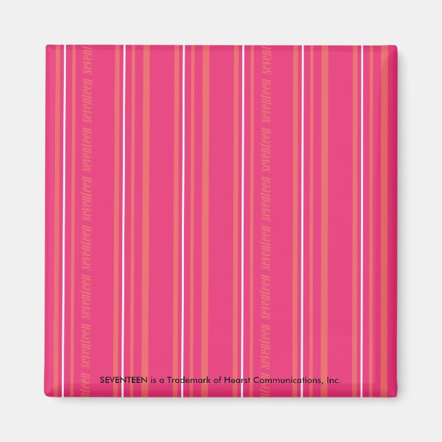 Imã Thin Stripes Magenta (Frente)