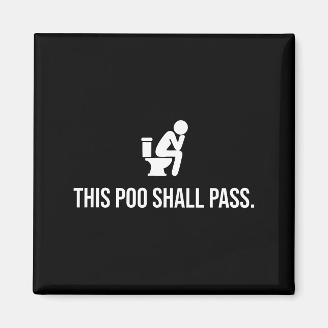 Imã This O Shall P Funny Quote Birthday Party Gag Gift (Frente)