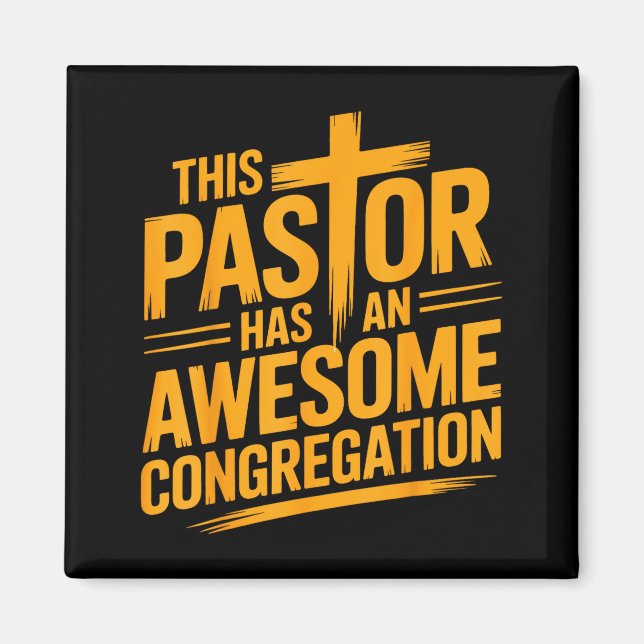 Imã This Pastor Has An Awesome Congregation Christian  (Frente)