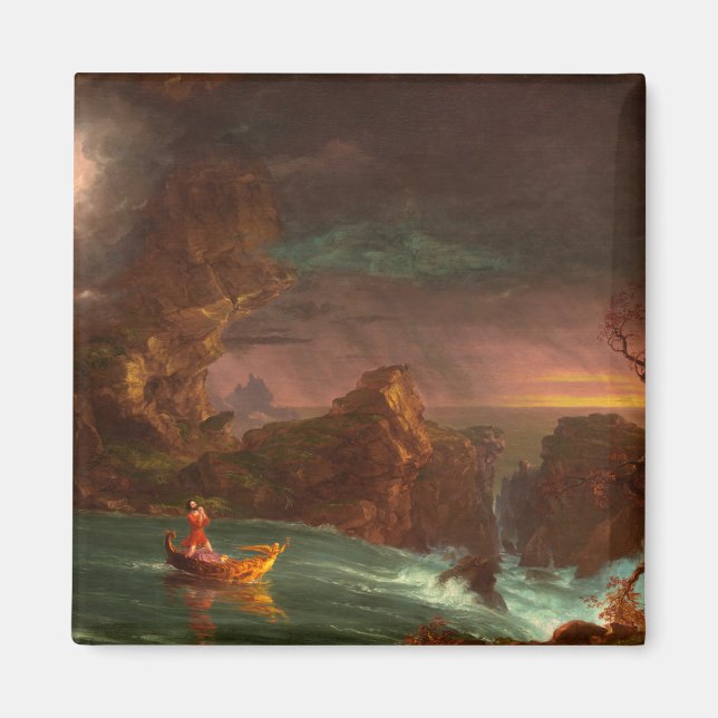 Imã Thomas Cole A Viagem da Vida 1842 (Frente)