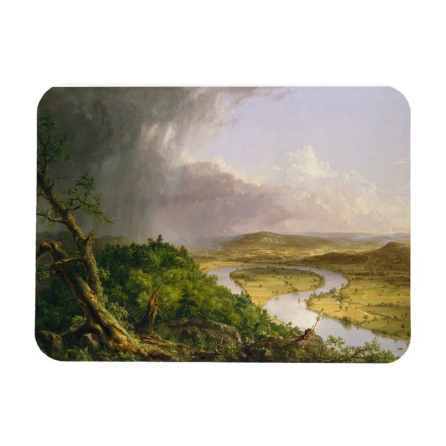 Ímã Thomas Cole O Oxbow Rio Connecticut (Horizontal)