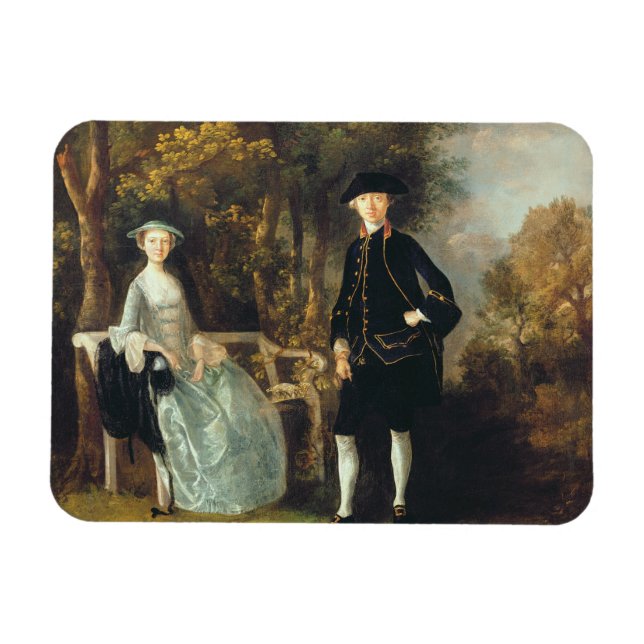 Ímã Thomas Gainsborough | Lady Lloyd e seu filho, Rich (Horizontal)