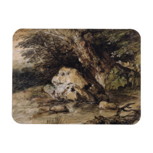 Ímã Thomas Gainsborough uma paisagem montanhosa com