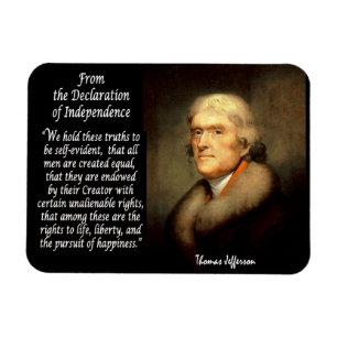 Ímã Thomas Jefferson - declaração de independência