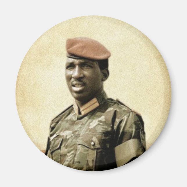 Imã Thomas Sankara - Burkina Faso - Presidente African (Frente)