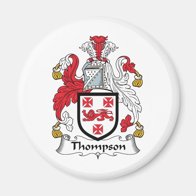 Imã Thompson Family Crest (Frente)