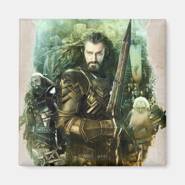 Imã THORIN OAKENSHIELD™, Dwalin e Gráfico Balin (Frente)