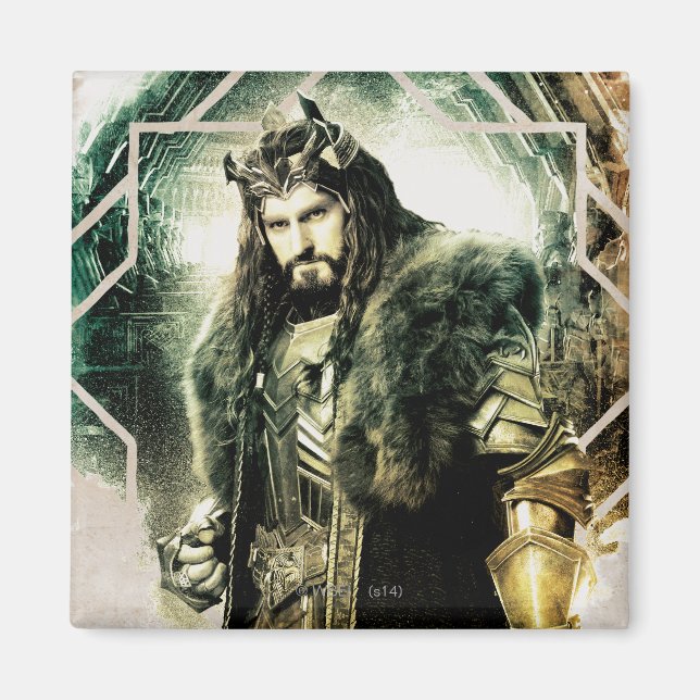 Imã THORIN OAKENSHIELD™ - Rei Sob A Montanha (Frente)