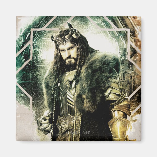 Imã THORIN OAKENSHIELD™ - Rei Sob A Montanha (Frente)