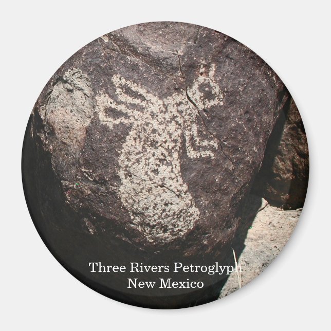 Imã Three Rivers Petroglyph (Frente)