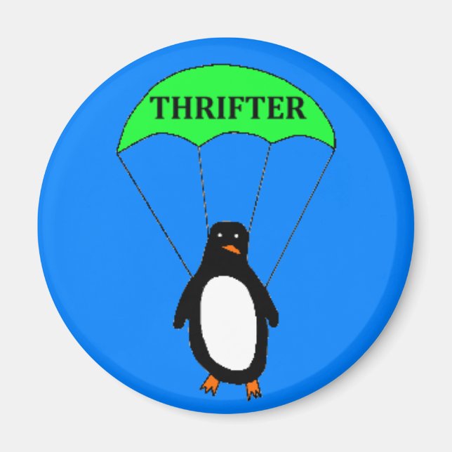 Imã Thrifter Penguin Magnet (Frente)