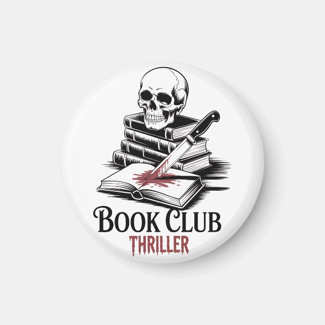 Imã Thriller de Clube do Livro (Frente)
