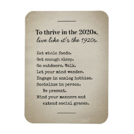 Ímã Thrive in 2026 Back to Basics