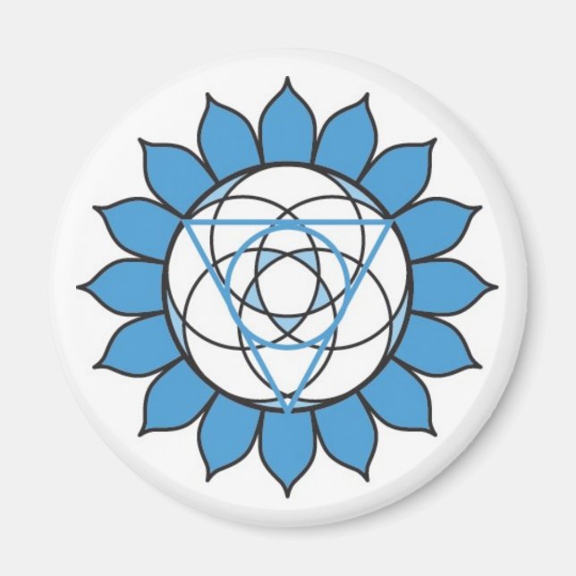 Imã Throat Chakra Magnet (Frente)