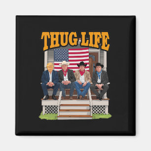 Imã Thug Life Trump Vance Kennedy Elon Shirt