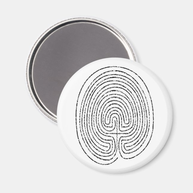 Imã Thumbprint Labyrinth - (Front/Back)