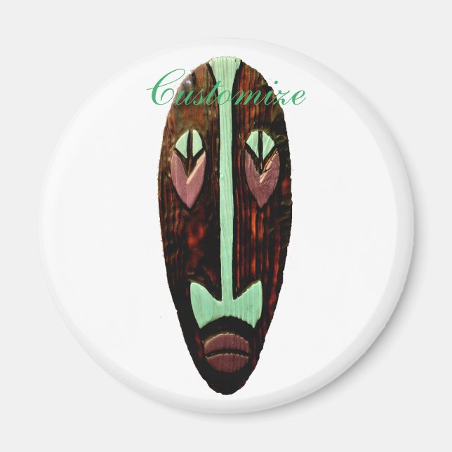 Imã Thunder_Cove de Máscara Longa Tiki (Frente)