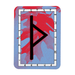 Ímã Thurisaz Viking Rune Magnet - Defesa!