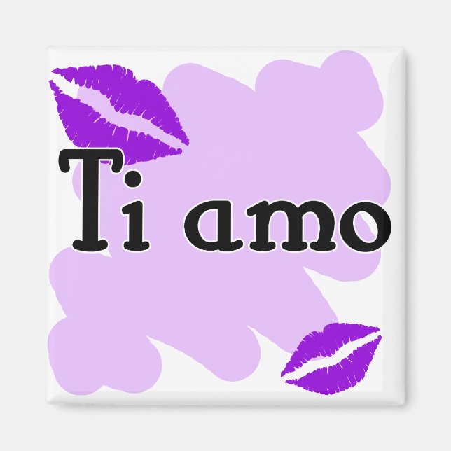 Imã Ti amo - Italiano Eu te amo (Frente)