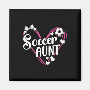 Imã Tia de Futebol Tia do Coração de um Tio de Futebol