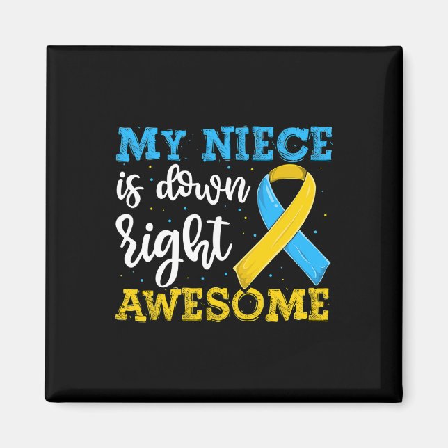 Imã Tia Trisomy Niece Down Syndrome Sensibilização (Frente)