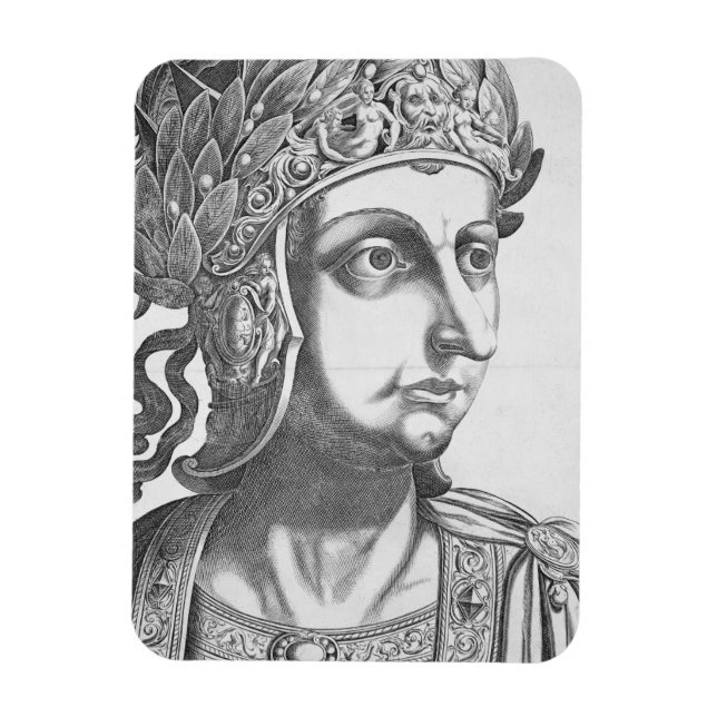 Ímã Tibério César (42 BC-37 AD), 1596 (gravura) (Vertical)