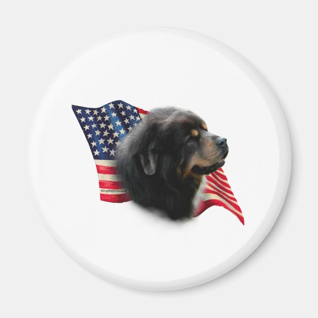 Imã Tibetan Mastiff Flag (Frente)
