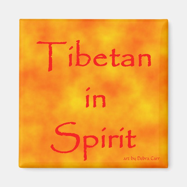 Imã Tibetano em ímanes-espíritos (Frente)