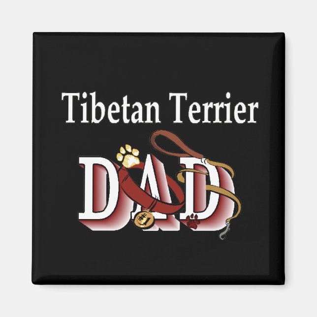 Imã tibetano terrier pai Magnet (Frente)