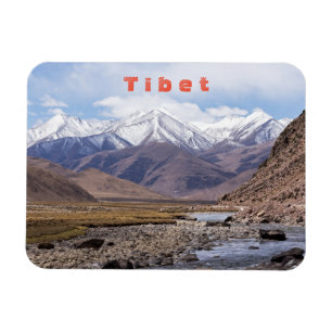 Ímã Tibete - Paisagem de montanha