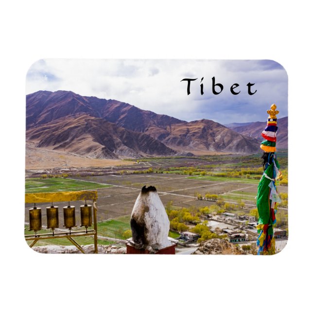 Ímã Tibete - Palácio de Yumbulakhang (Horizontal)