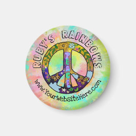 Imã Tie-Dye Art e Bohemian Appreal Business