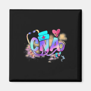 Imã Tie Dye Cna Cute Nurse Day Cna Rn Nurse Semana Pre